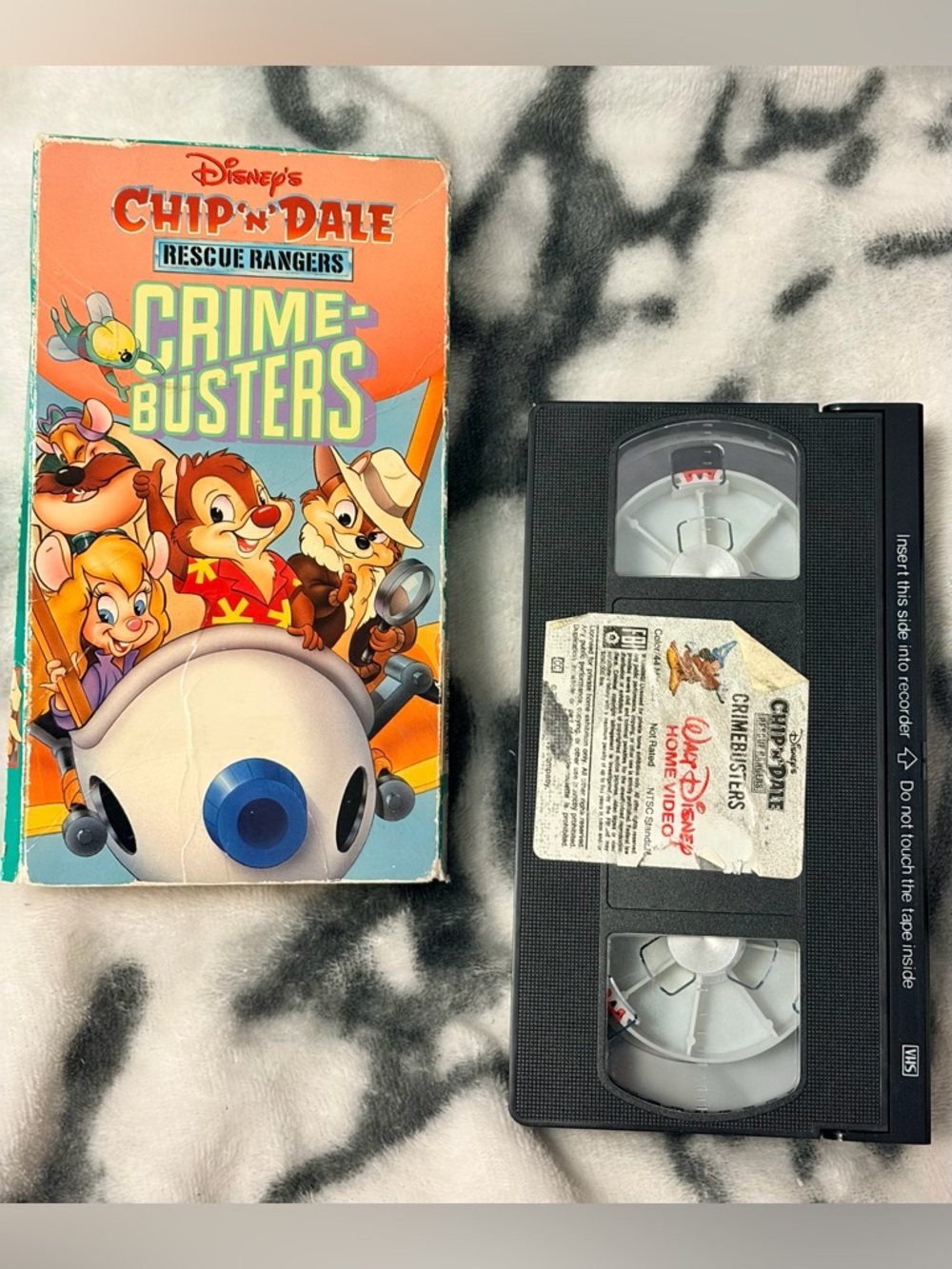 Disney's Chip 'n' Dale Rescue Rangers: Crime-Busters (1991) VHS Tape (Working)